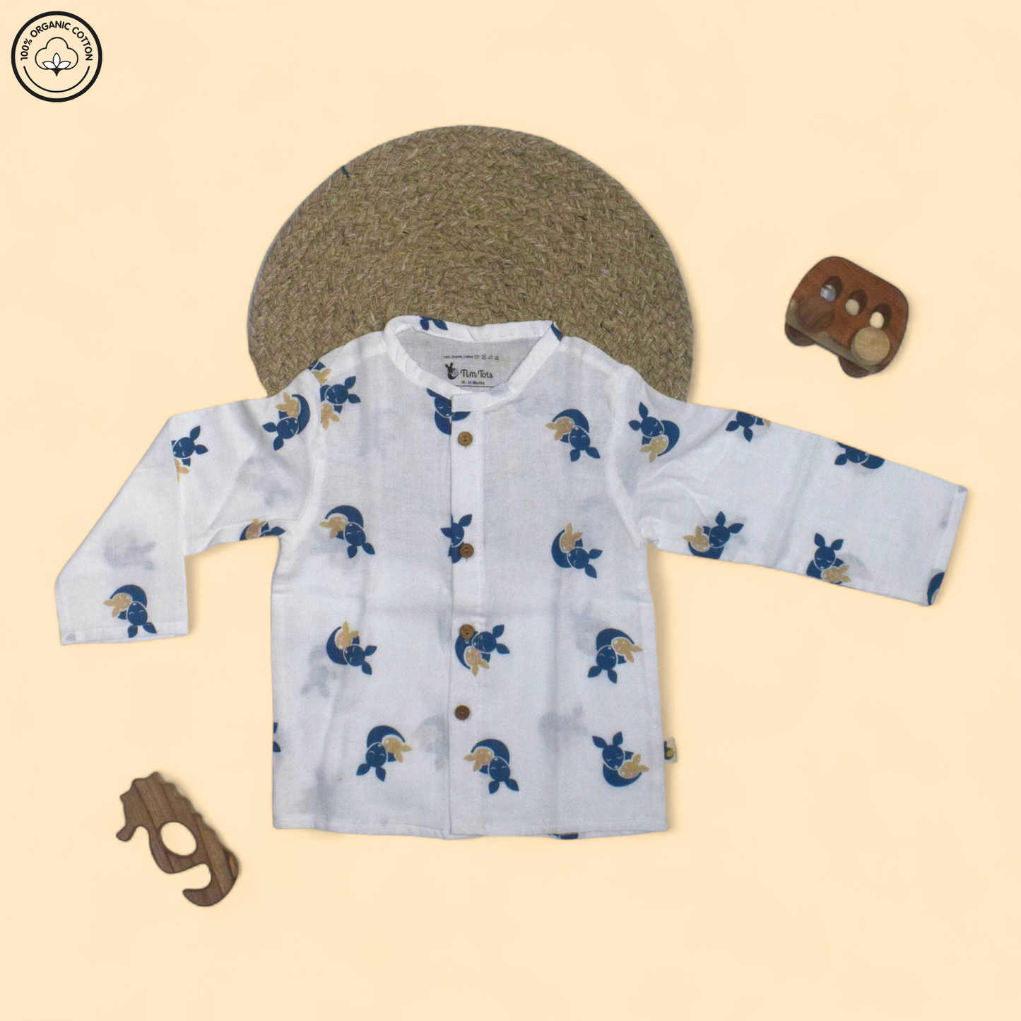 Timtots Bunny Muslin Co-ord Set