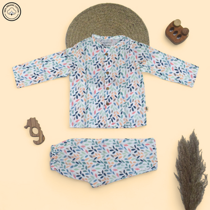 Leafy Lullaby Muslin Co-ord Set