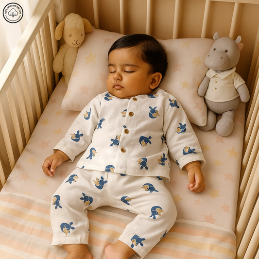Timtots Bunny Muslin Co-ord Set
