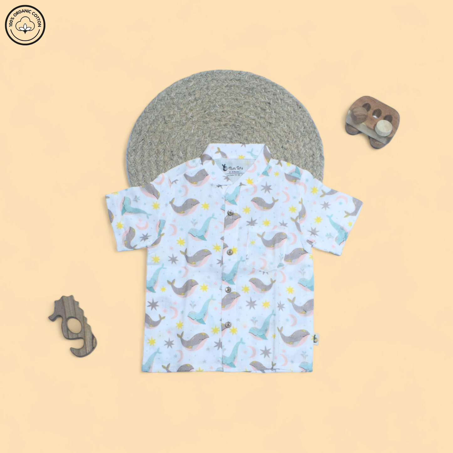 Dolhphin & Stars Half Sleeve Co-ords Set